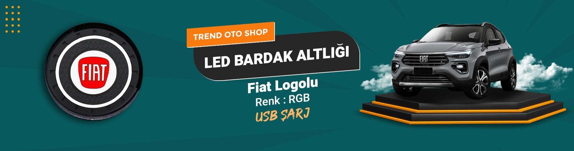 led bardak altlığı