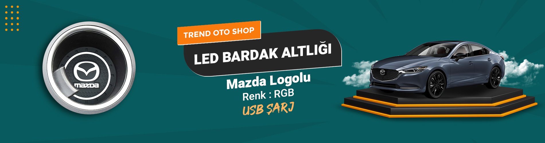led bardak altlığı