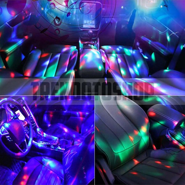 Sese Duyarlı Mini Disko Topu USB