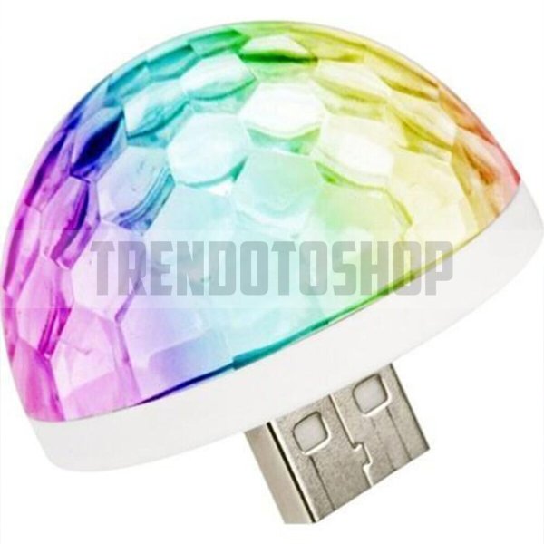 Sese Duyarlı Mini Disko Topu USB
