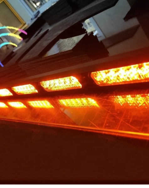 Led Bar 90 Cm Mercekli Turuncu Modlu Çakarlı 12 - 24 Volt