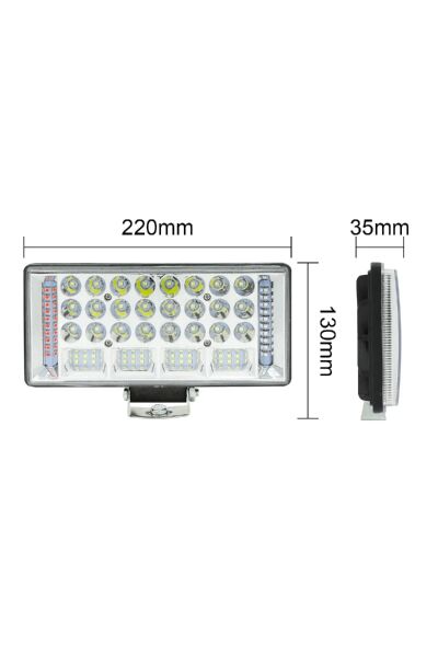 Recta Çakar Tekne Fonksiyonlu Led Lamba Dual Colour Turuncu Beyaz