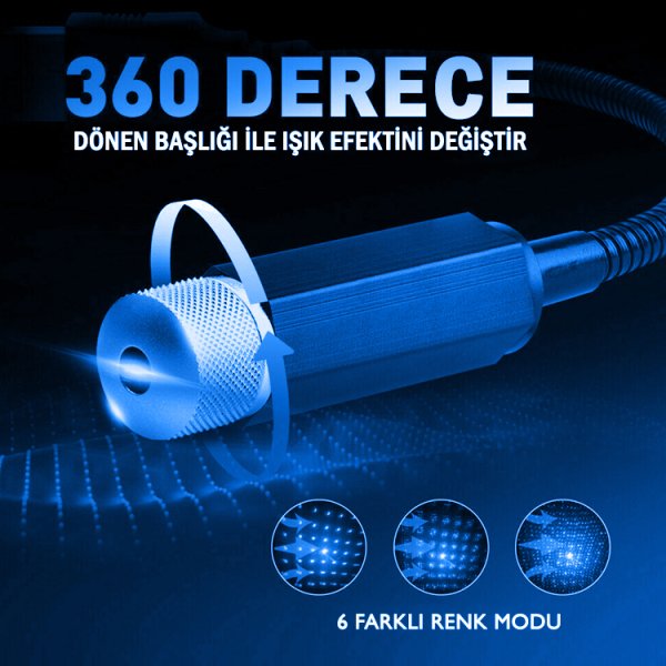 Mavi Gökyüzü Led Lazer