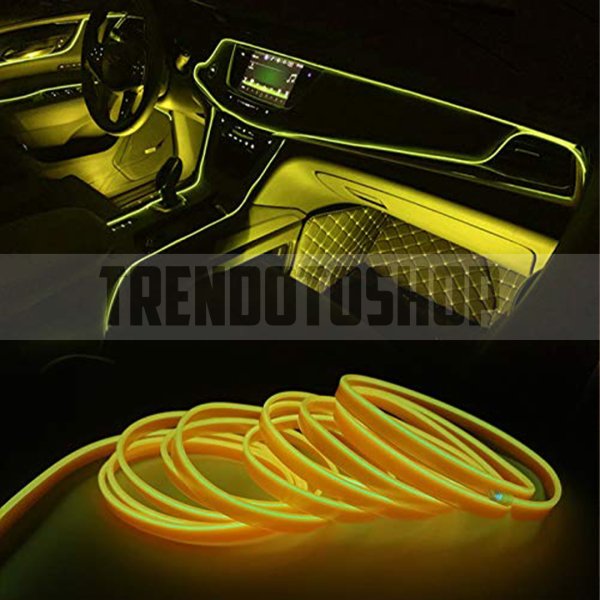 Sarı İp Neon Led Torpido Şeridi 5 METRE