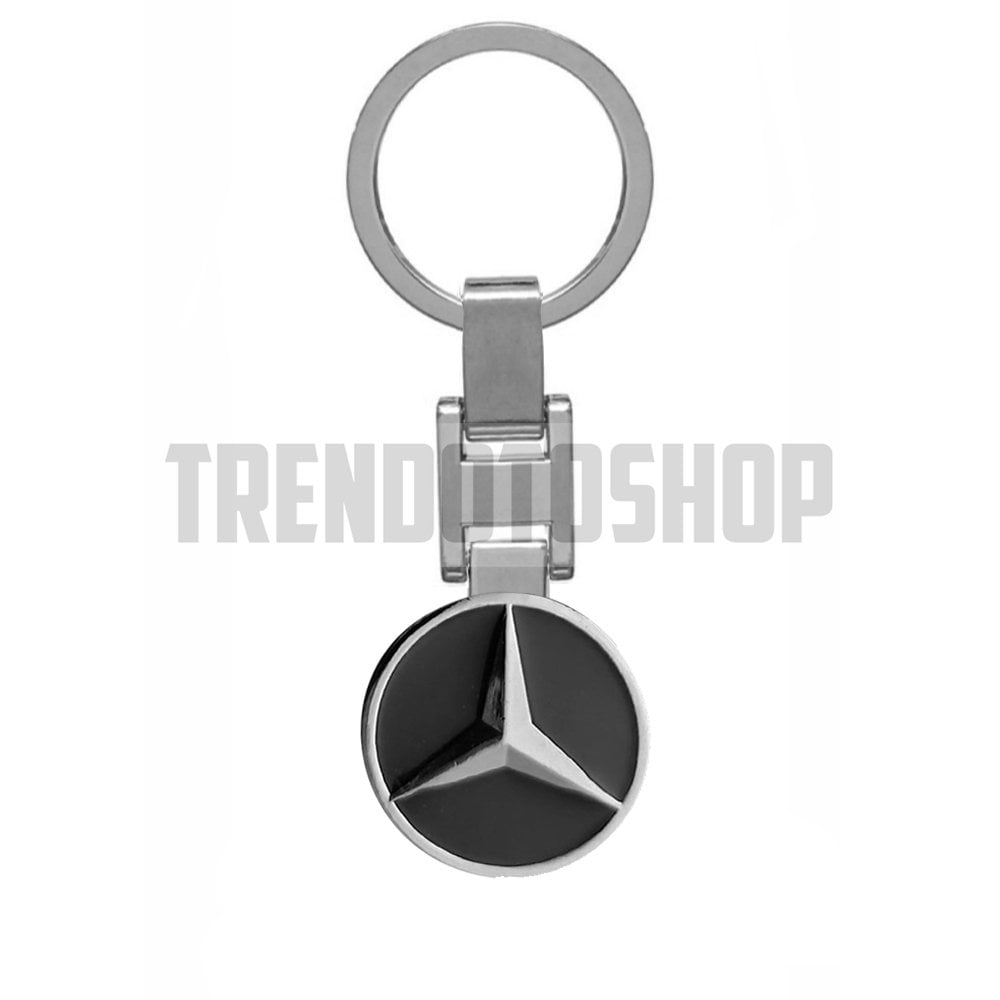 Mercedes Araca Özel Metal Çift Yönlü Anahtarlık
