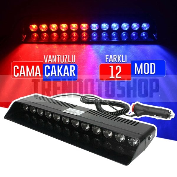 S12 Kırmızı Mavi Çakar