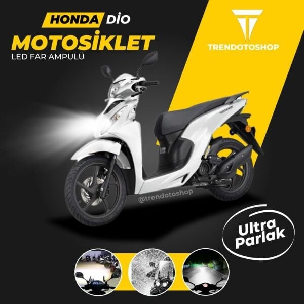 Honda Dio 110 Narva Motosiklet Far Ampulü DeliMavi