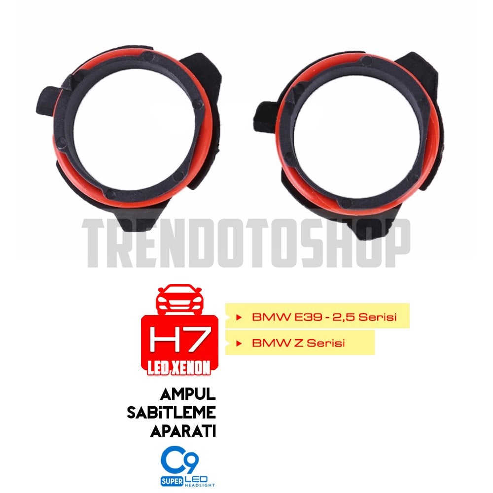 BMW E39 - 2,5 / Z Serisi H7 Led Xenon Ampul Sabitleyici Aparat