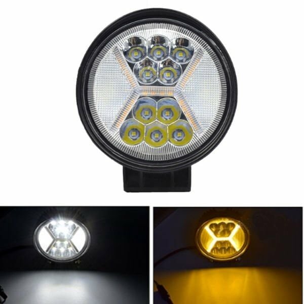 Ring X 39W Yuvarlak  Traktör Led Lamba, Sis Farı ve Çalışma Lambası