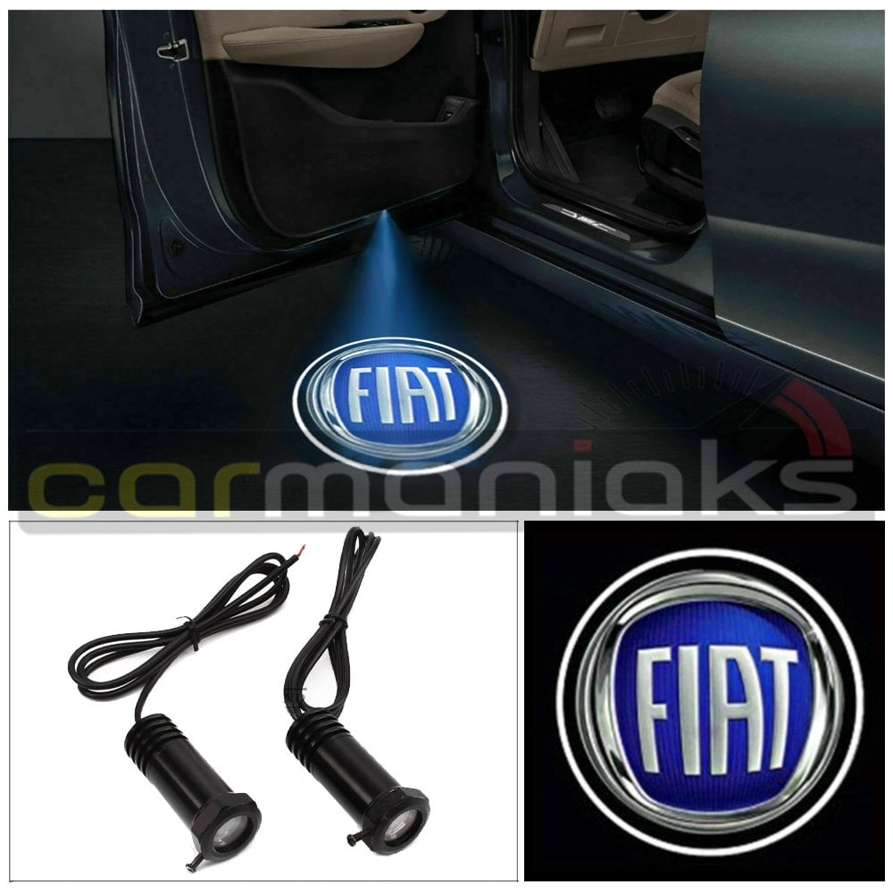 Fiat Uyumlu Delmeli 12 Volt Kapı Altı Led Logo