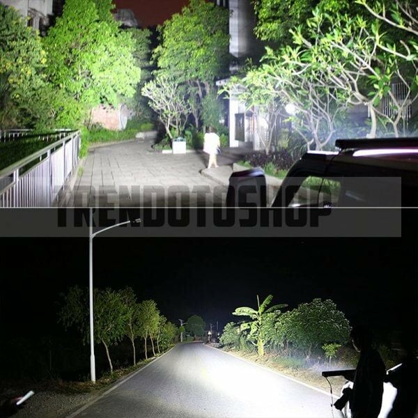 3 Sıra 405W Çift Modlu Beyaz Ve Turuncu Flaşlı 81Cm Traktör Led Lamba, Sis Farı ve Çalışma Lambası