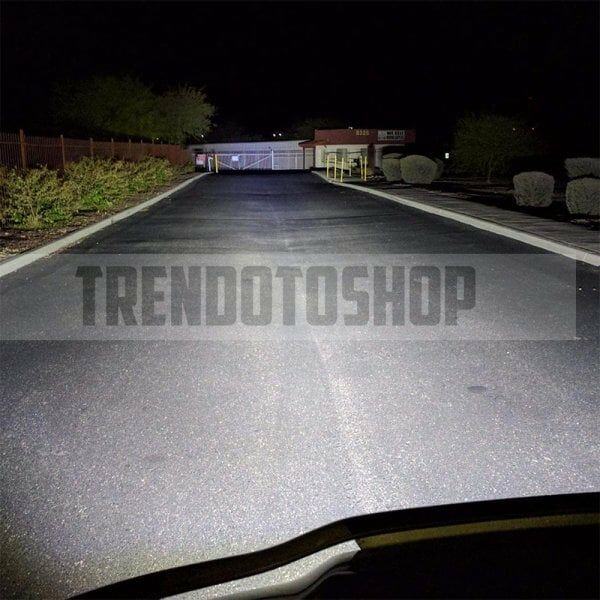 3 Sıra 405W Çift Modlu Beyaz Ve Turuncu Flaşlı 81Cm Traktör Led Lamba, Sis Farı ve Çalışma Lambası