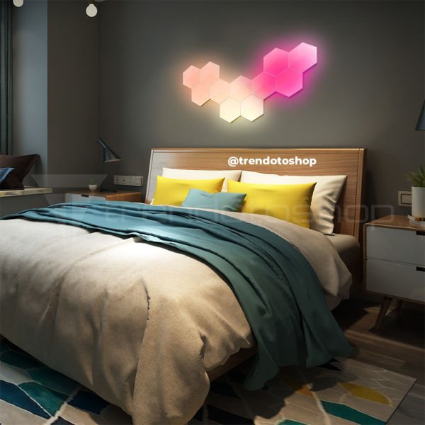 Akıllı RGB Kuantum Lamba APP Wifi Kontrollü USB’li Led Atmosfer Dekor Led Lamba