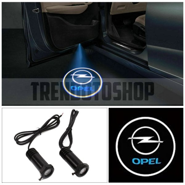 Opel Uyumlu Delmeli 12 Volt Kapı Altı Led Logo