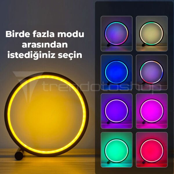 Akıllı RGB Masaüstü Ortam Işığı APP Kumanda Kontrollü Atmosfer Dekorasyon Işıklandırma
