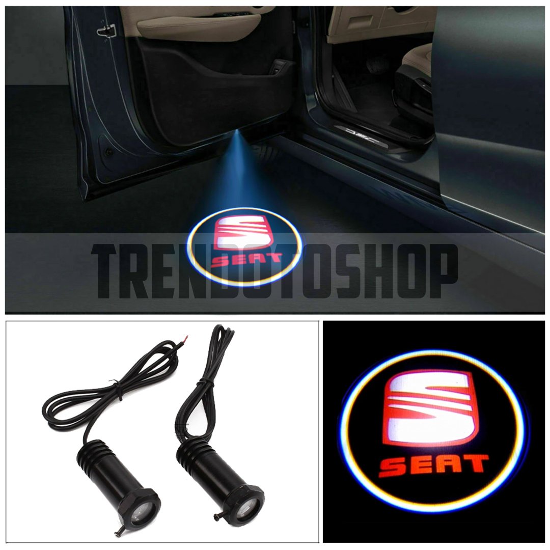 Seat Uyumlu Delmeli 12 Volt Kapı Altı Led Logo