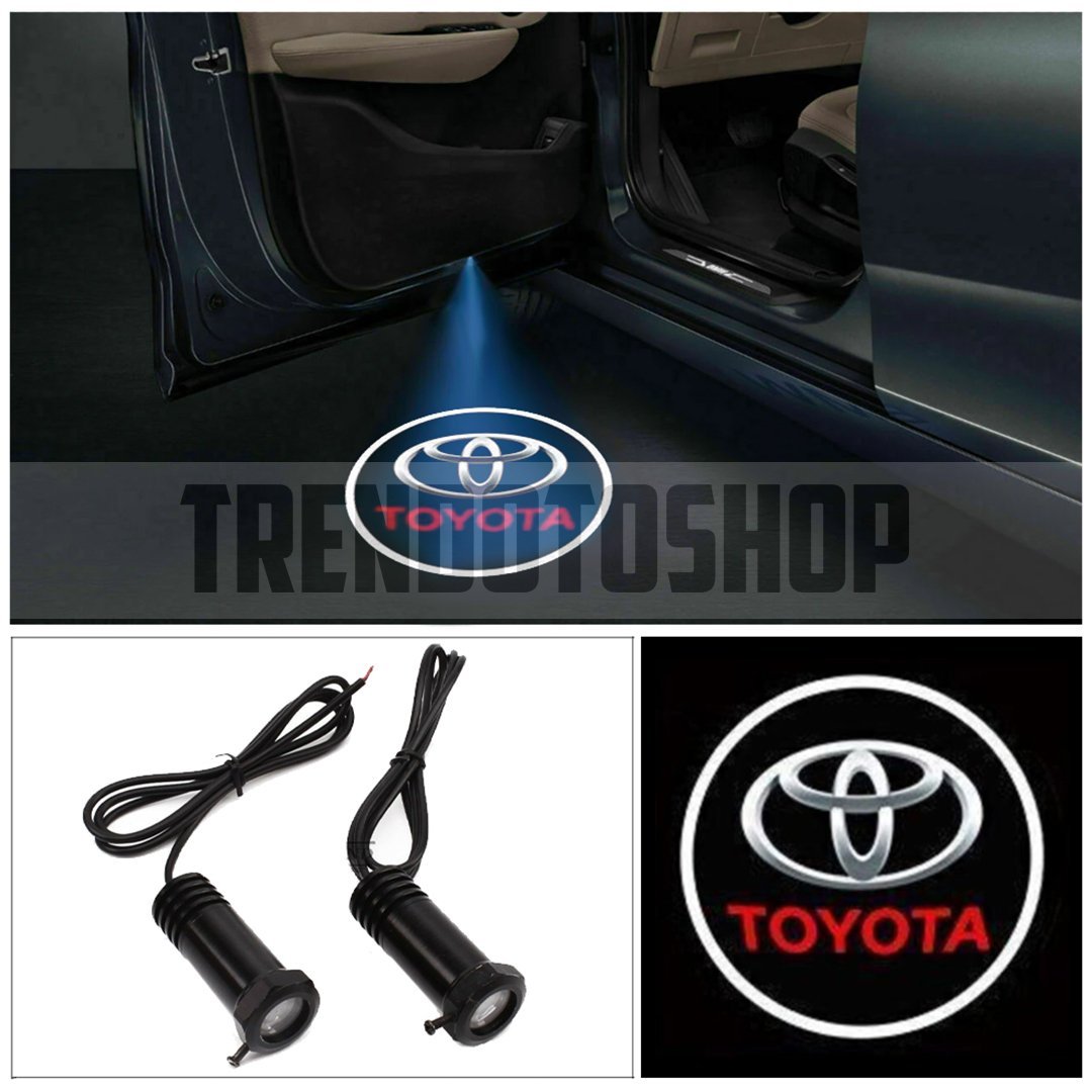 Toyota Uyumlu Delmeli 12 Volt Kapı Altı Led Logo