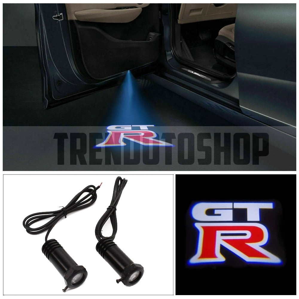 GT R Uyumlu Delmeli 12 Volt Kapı Altı Led Logo