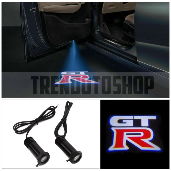 GT R Uyumlu Delmeli 12 Volt Kapı Altı Led Logo