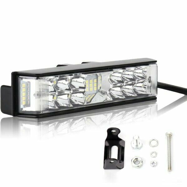 High-Tech Premium Kırmızı Mavi Beyaz Flaşlı Karavan Led Lamba, Sis Farı ve Çalışma Lambası
