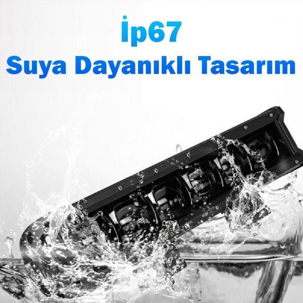 Phantom 6D 80W Çift Renk Sarı Beyaz 20cm Off Road Led Bar