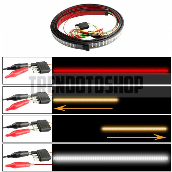 Pick Up Nokta Model Bagaj Sinyalli Kayar Led Şerit Eko 150 CM
