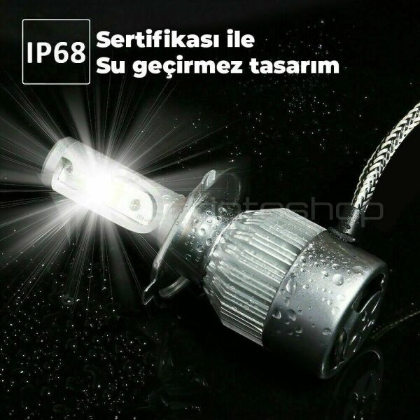 Renault Megane 1 (1999-2003) İle Uyumlu Sis Led Xenon Far Ampulü: Şimşek Etkili