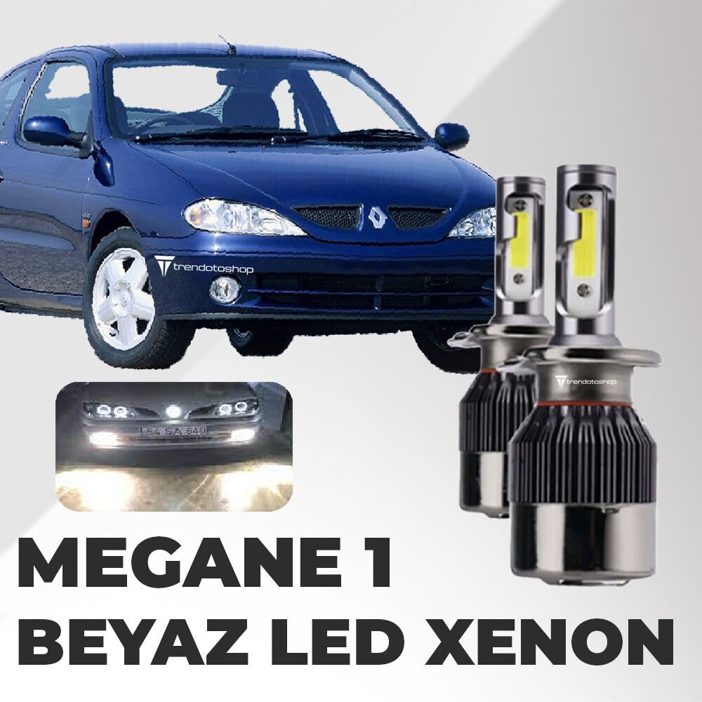 Renault Megane 1 (1999-2003) İle Uyumlu Sis Led Xenon Far Ampulü: Şimşek Etkili