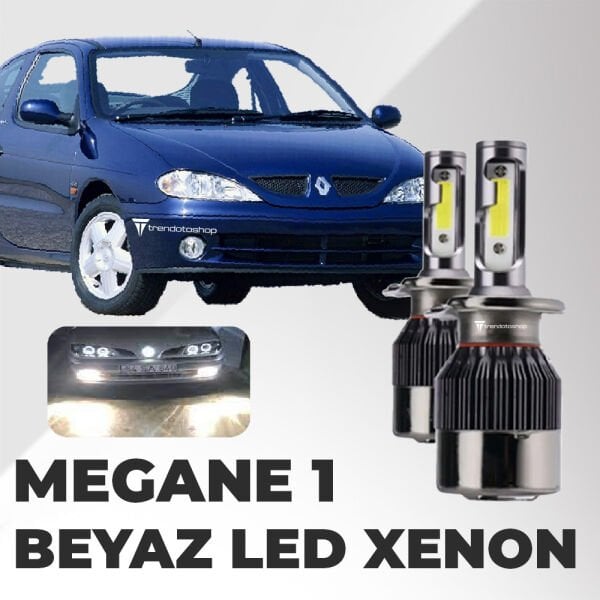 Renault Megane 1 (1999-2003) İle Uyumlu Sis Led Xenon Far Ampulü: Şimşek Etkili