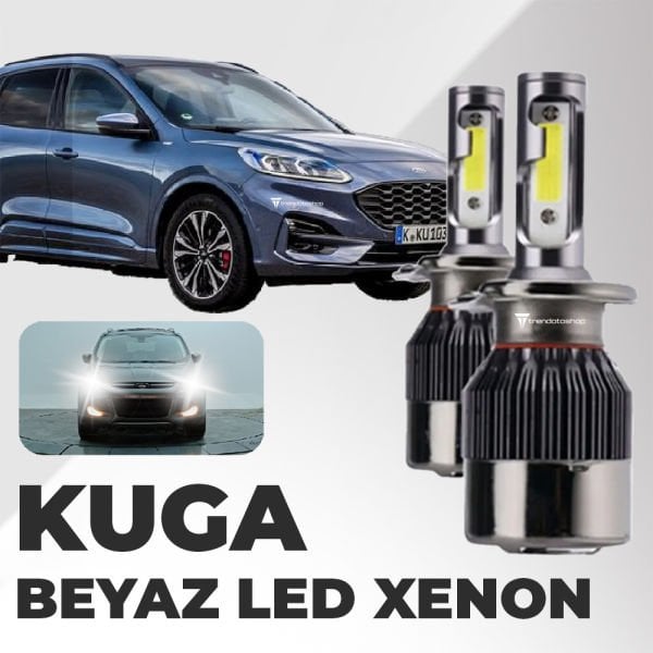 Ford Kuga 2017-2020 İle Uyumlu Uzun Led Xenon Far Ampulü: Şimşek Etkili
