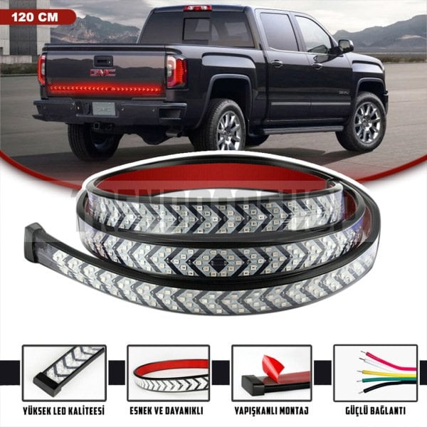 Pick Up Oklu Model Bagaj Sinyalli Kayar Led Şerit 150 CM