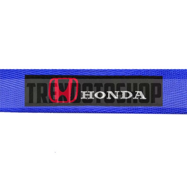 Honda Uyumlu Racing Stil Bez Şerit Mavi Anahtarlık