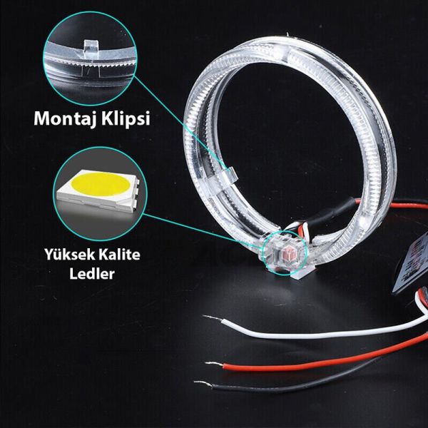 Far içi Angel RGB Halka Far Ledi 90 CM
