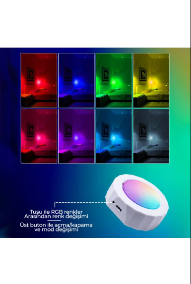 Tekne İçin Mıknatıslı Dokunmatik Led Atmosfer Lamba BEYAZ