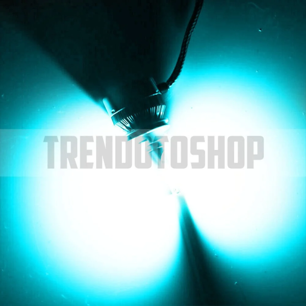 C6 H4 Led Xenon Far Ampulü Şimşek Etkili 5800LM Chip on Board 10000K  Buz Mavi