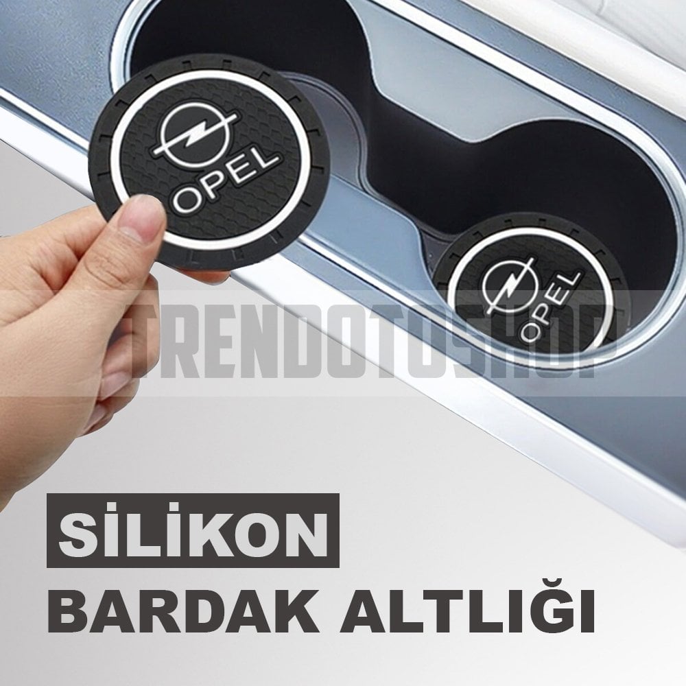 Opel Uyumlu Silikon Bardaklık Altı