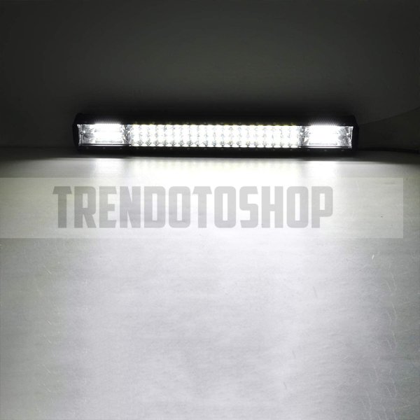 Off Road 3 Sıra 270W Çift Modlu Led Lamba Beyaz Ve Turuncu Flaşlı 56 cm