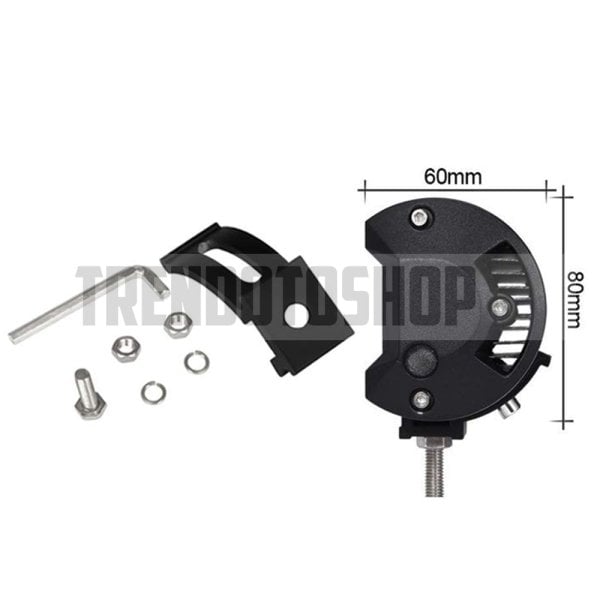 Off Road 3 Sıra 540W Çift Çakar Modlu Oval Led Lamba Beyaz Ve Turuncu Flaşlı 108 cm