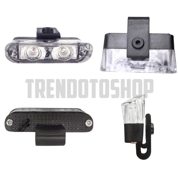 2x4 Flaş Çakarlı Panelli 3 Modlu Panjur Arası Led Kırmızı-Mavi