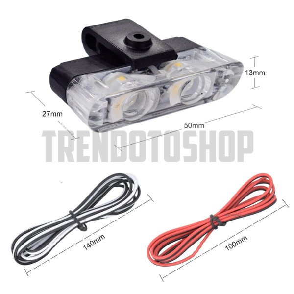 2x4 Flaş Çakarlı Ahşap Çakar Kumandalı Panjur Arası Led Kırmızı-Mavi