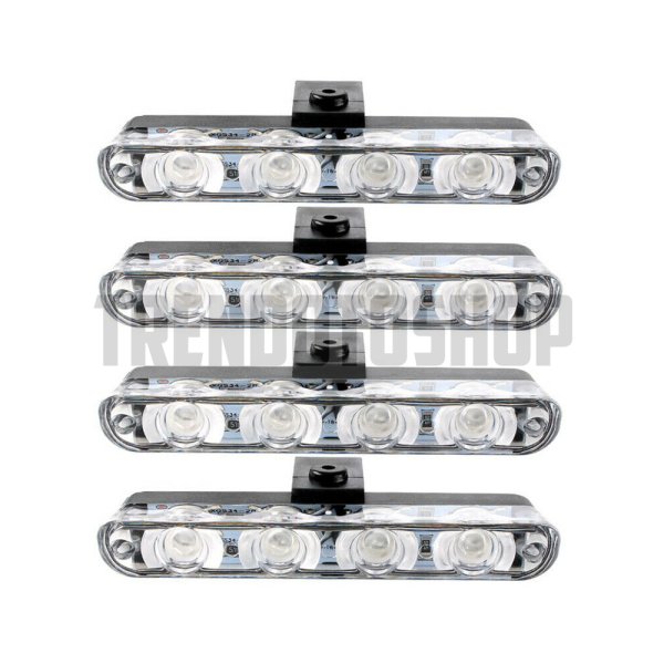 4x4 Flaş Çakarlı Panelli 3 Modlu Panjur Arası Led Turuncu