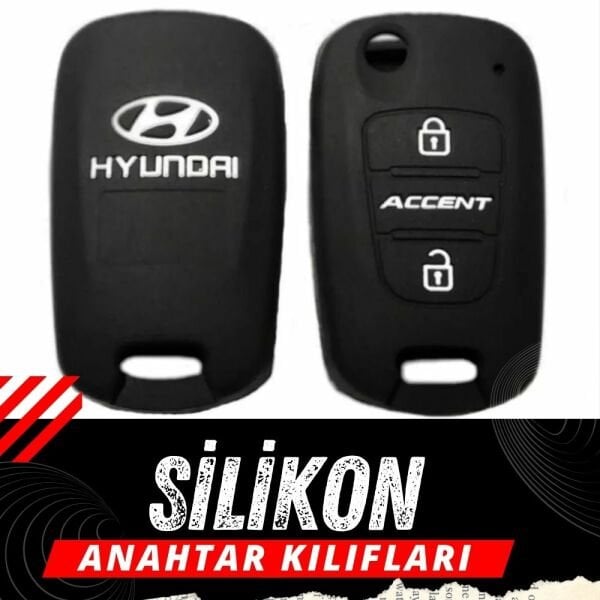 Hyundai Accent Silikon Anahtar Kılıfı