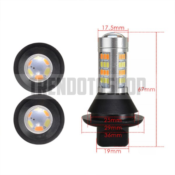 DRL Turuncu Beyaz 50W Stop Sinyal Geri Vites Gündüz Ampul
