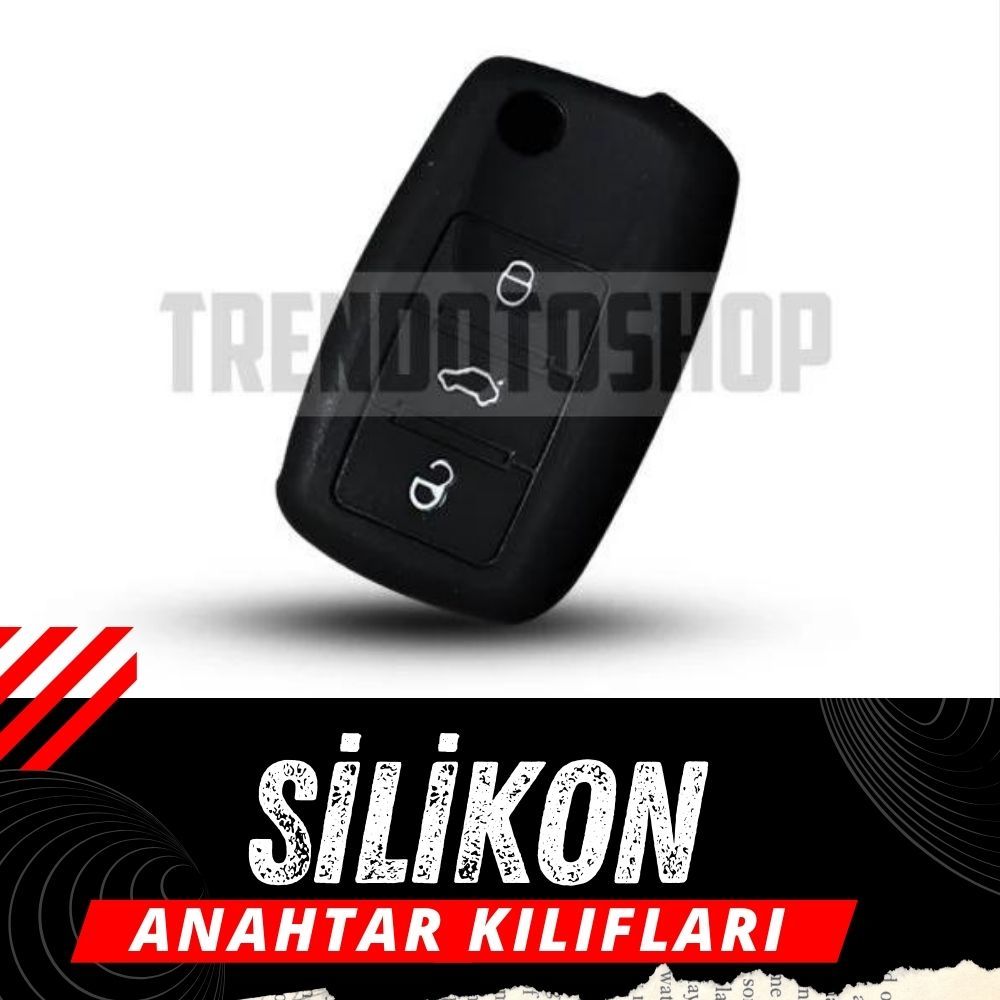 Seat Leon Ibiza Altea Uyumlu Silikon Anahtar Kılıfı