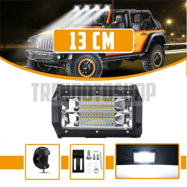 72W Yayıcı Delici 13 cm Off Road Cree Led Lamba