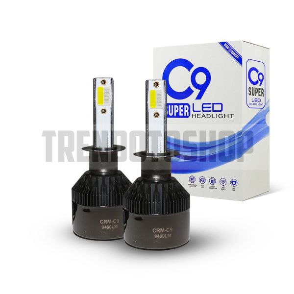 C9 Trio Sarı-Beyaz-Gün Işığı Led Xenon Soğutuculu Ön Far Ampulü 9006