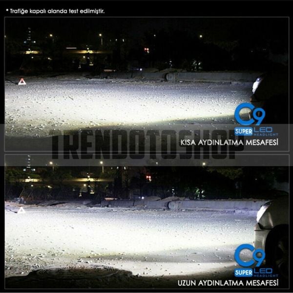C9 Deli Mavi Led Xenon Far Ampulü 9005