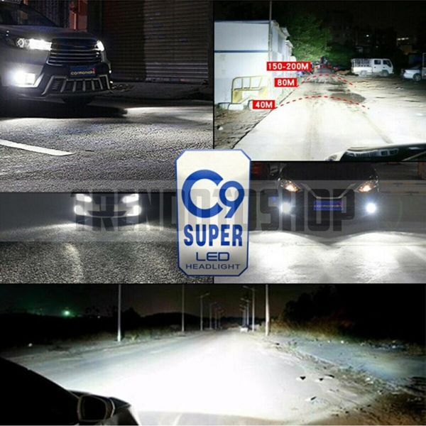 C9 Beyaz Led Xenon Far Ampulü 9012