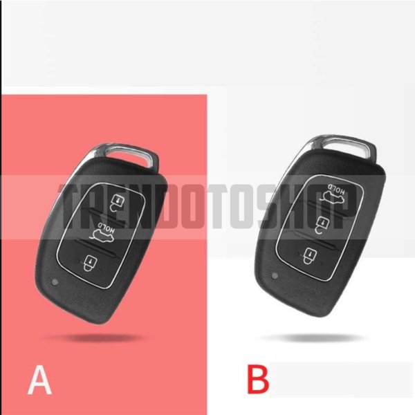 Hyundai Uyumlu Karbon Metal Anahtar Kılıfı