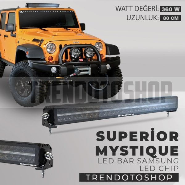 Superior Mystique 105 cm 450W Amber-Beyaz Angel Off Road Led Bar